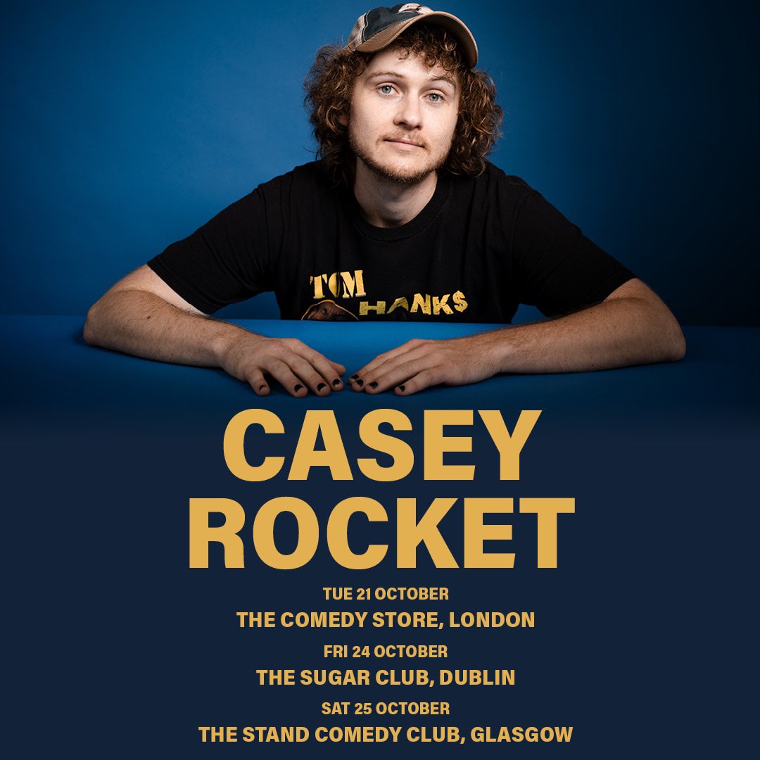 Casey Rocket 2026 tour poster