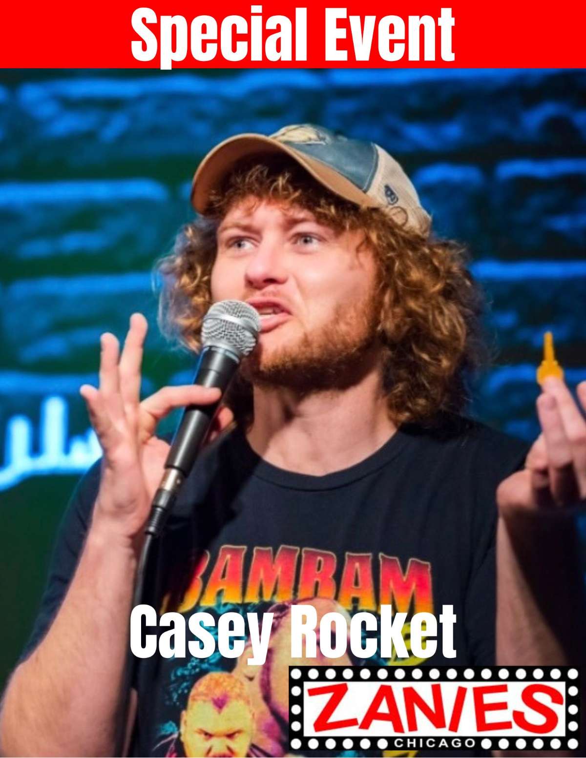 Casey Rocket on stage